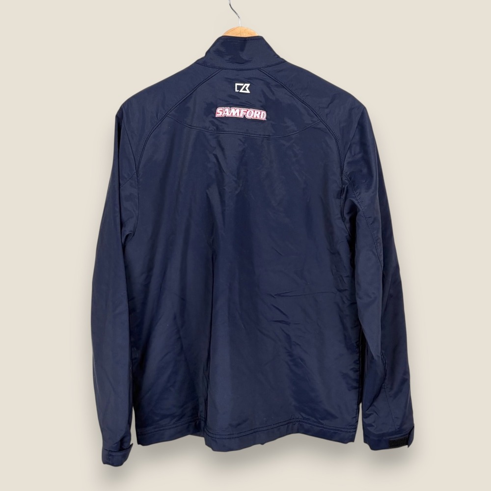 Samford Bulldogs CB WeatherTec Windbreaker Men Medium Navy Water Wind Resistant